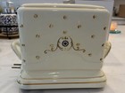 1930s Porcalier Ceramic Toaster  No Chips Or Cracks  Vintage Kitchen Appliance
