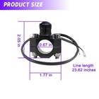 Bittwee Cnc Universal Motorcycle Engine Stop Start Kill Switch Button  Black 