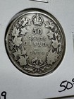 1919 Canada 50 Cents Silver Coin