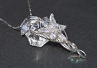 Arwen Lord Of The Rings Evenstar Pendant Necklace S925 Silver Jewelry Gift New