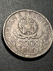 1913 Brazil 2000 Reis 90 bsilver Coin Fine With A Few Rim Dings