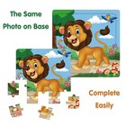 Wooden Puzzles Set 6pcs 20 Piece Toddler Learning Toys