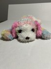 Ty Classic Yodeler Puppy Dog Rainbow Pastel Plush Fuzzy Glitter Eyes Multi 2019