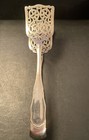 Vintage Antique 800 Sterling Silver Serving Tongs 58 G   6  L