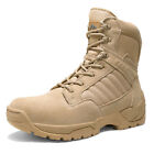 Men s Military Tactical Boots Side Zipper Work Combat Hiking Boots Us Size