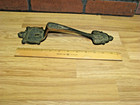 Salvage Brass Door Pull Handle Antique Old Vintage Original Old 12  Ornate 