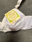 Vtg Nos Primstyle Lace 32b Embroidered Bullet Bra Nwt Deadstock Lightly Padded