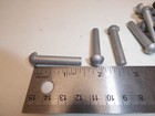 1 4 X 1-3 8  Round Head Solid Aluminum Rivets Vintage Usa Made Qty 25 New