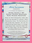 2012 Alicia Sacramone Signed Topps Gymnastics Card  11 Olympics Beijing Team Usa