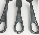 Vintage Us Army Military Mess Kit Set Lot Of 3 Spoon Fork Knife Metal
