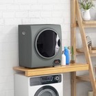 Homcom Portable Clothes Dryer 120v 850w Laundry Dryer For Apartment  Gray