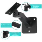 Realplus Adjustable Handrail Brackets Heavy Duty Steel Swivel Hand Rail Brackets