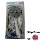 High Pressure Shower Head 4 Settings Handheld Shower Heads Spray With 5 Ft Hose