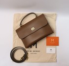 Mimi Berry Hebe Leather Handbag 2way Shoulder Bag Moleskin