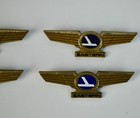 Vintage Eastern Airlines Plastic Pin Back Kiddie Wings Badge Lot Of 4
