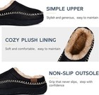 Men s Memory Foam Moccasin Slippers Warm Plush Indoor Outdoor House Shoes Gift