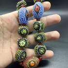 African Trade Glass Beads  Necklace    
