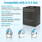 8 Pack 38737 Dust Filter Bags For Craftsman 2-2 5 Gallon Wet dry Vacuums