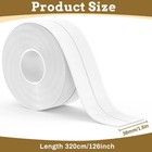 Fixmend Caulk Tape Waterproof Self Adhesive  2 Rolls Toilet Sealing Strip