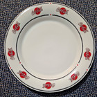 Sakura Coca-cola Dinner Plates 10    3 Plates With Drink Saucer Beba Deliciosa Vtg