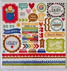 Doodlebug Design Down On The Farm Double-sided Paper Pack 12 x12  Scrapbook Kit