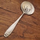 Mcm Daffodil Pierced Tomato Server 1847 Rogers Silverplate Vtg Flatware 1950