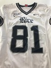 Game Worn Used Nike Rice Owls Football Jersey Size M  81