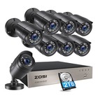 Zosi H 265 8ch 5mp Lite Dvr 1080p Hd Cctv Security Camera System Ir Night Vision