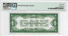 1928b  1 Silver Certificate  Pmg Choice Uncirculated 64 Epq Banknote  Z a Block