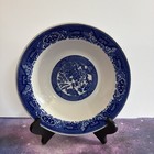 Vtg  Mid Century Blue Willow Ware By Royal China  10  Diameter Vegetable Bowl