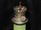Magnificent   Rare  All Original  Mint  Miniature Vaseline Victorian Oil Lamp