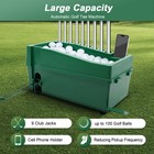 Golf Ball Dispenser Auto Tee Up Machine Golf Club Organizer Green W  Cue Holder