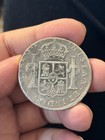1804 Lima Jp Carlos Iiii Peru 8 Reales Silver Coin