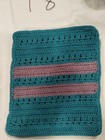 Handmade Crochet Dish Cloths 100  Cotton Threads Purple Green Teal New Set Of 4