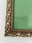 Vintage 19th Century Gold Filigree Floral Flowers Ornate Picture Frame Victorian