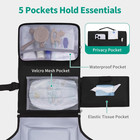 Ceicei Portable Diaper Changing Pad  Large Waterproof Baby Changing Mat With Wip