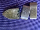 Vintage Nickel Silver  Ranger Set Belt Buckle  2  Keeper   Tip