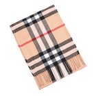 100 cashmere Plaid Scarf Super Soft Women Classic Blanket Scarf Made In Scotland
