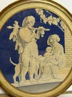 Wiehler Gobelin Thorvaldsen s Roman Statue Sculpture Ages Of Man Needlepoint 24 