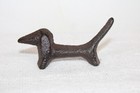 Vintage Style Cast Iron Dachshund Wiener Dog Doxie Hot Sausage Dog Miniature 3 5