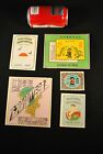 Original C 1890 Unused Japanese Wine - Sake Bottle Labels   Collage Art   Lot  7