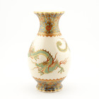 C1860  Fine Antique 19th Century Japanese Satsuma Dragon Vase Edo   Meiji Period