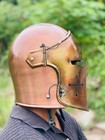 18g Steel Barbuta Helmet  Medieval Knight Armor  Sca Larp Cosplay