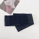 Women Black Button Belt Corset Waistband Obi Punk Accessory Wide Japanese