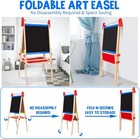 Easel For Kids toddler Art Easels For Kids Ages 4-8 9-12 With Paper Roll fold   
