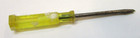 Vintage 1950 s Small 3  Yellow Screwdriver From Toy Slot Car Accessory Tool Kit