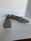Authentic Tom Classic Canvas Women Camo Slip On Flats Size 10