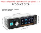 1 Din Mp5 Player Car Stereo Radio Touch Screen Bt Tf Aux Usb Android Auto W cam