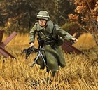 Britains World War 2 German 25233 German Grenadier Running With Mg42