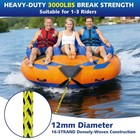 60ft Heavy Duty Boat Tow Rope For 3-6 Person Tubing